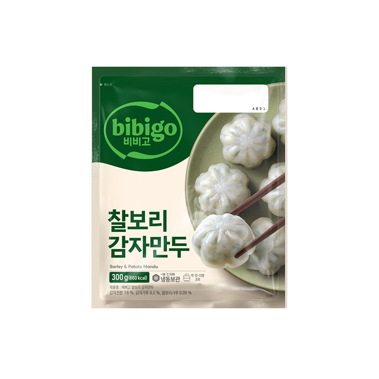 CJ)비비고찰보리감자만두300G