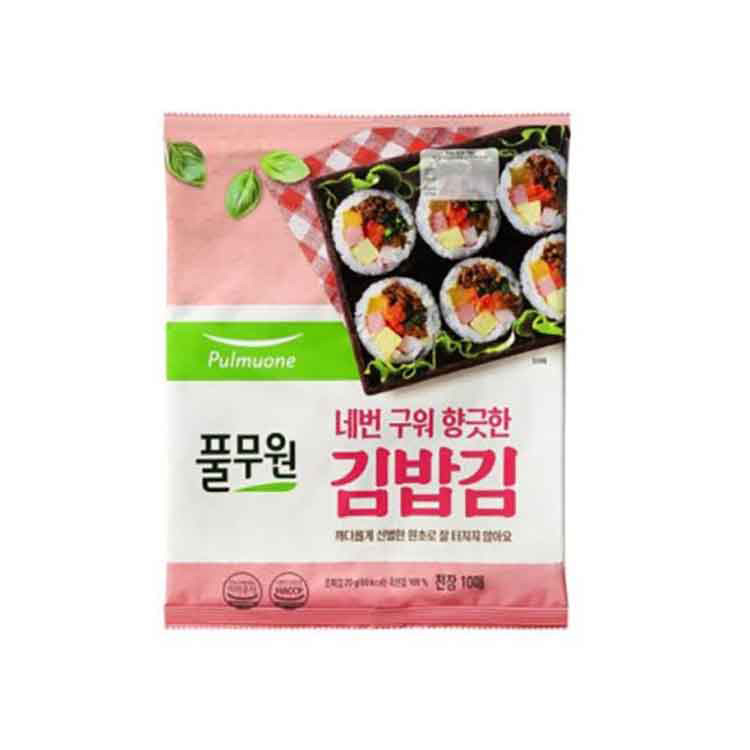 풀무원네번구운김밥김(10매/20g)