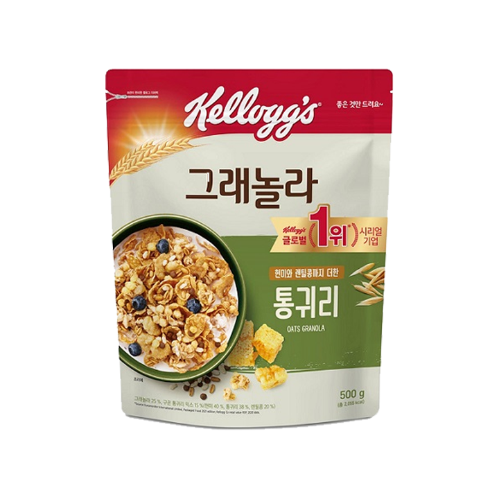 켈로그 통귀리 그래놀라 500g