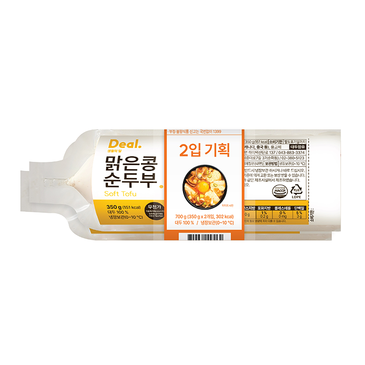 (N)Deal.맑은콩순두부기획350g*2