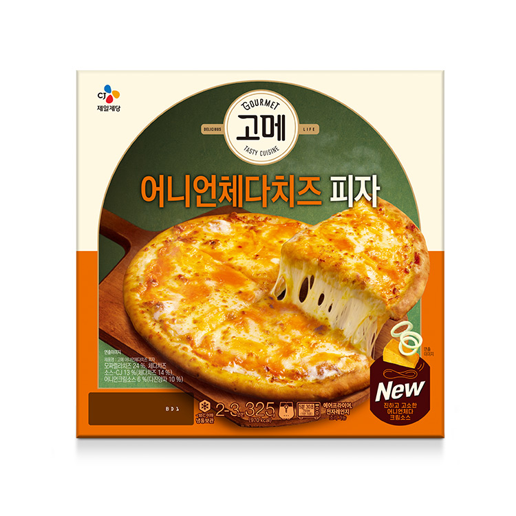 CJ)고메어니언체다치즈피자325G