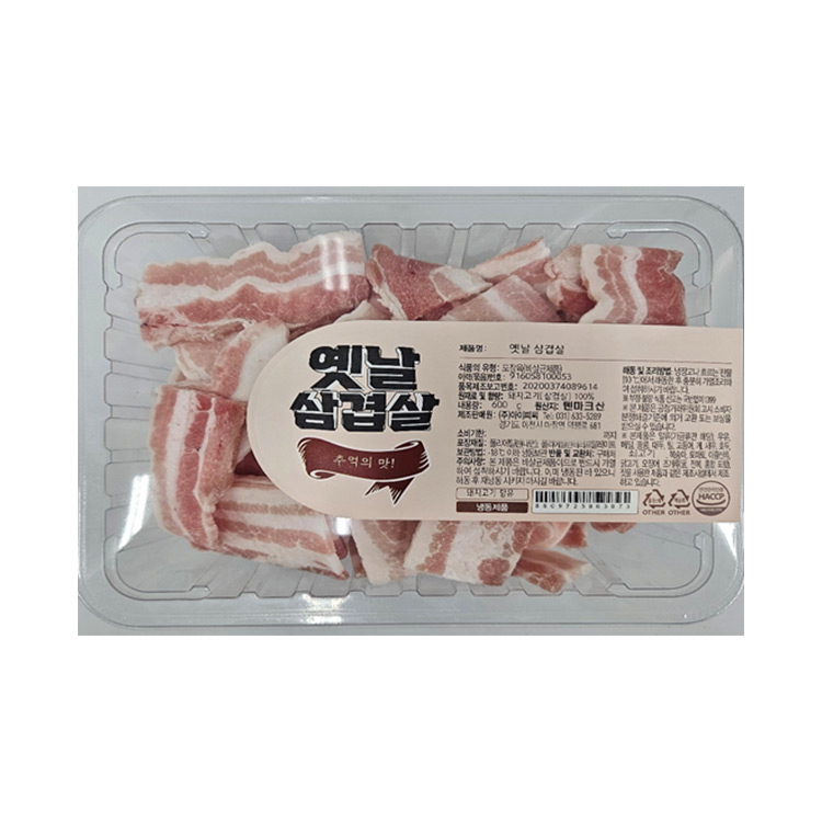 수입냉동)4mm옛날삼겹600g