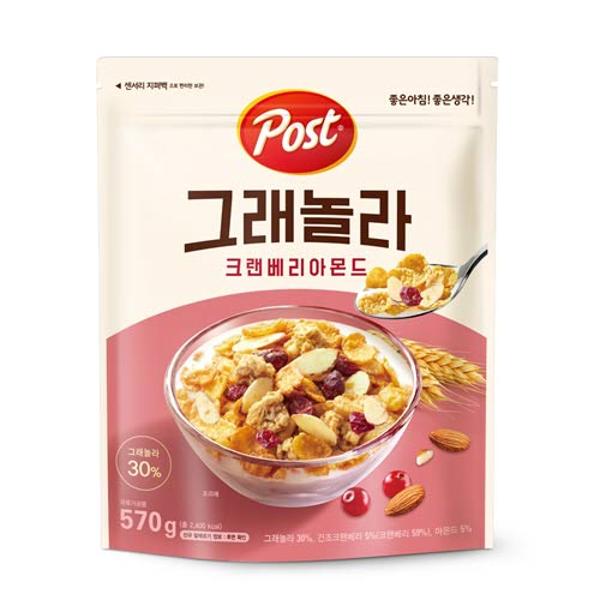 동서)포스트그래놀라크랜베리아몬드570g