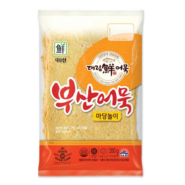 사조대림 부산어묵 마당놀이 사각어묵 350G