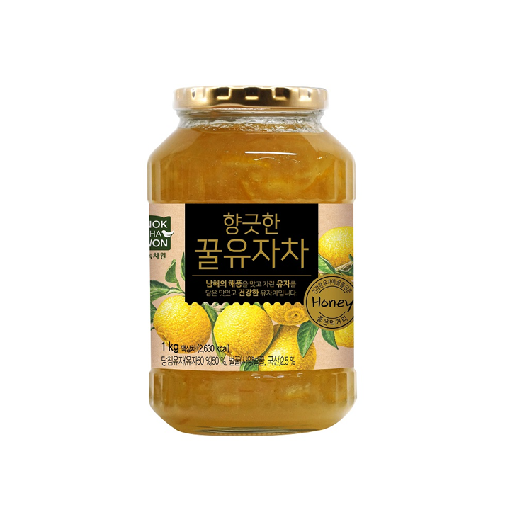 녹차원 꿀유자차 1kg
