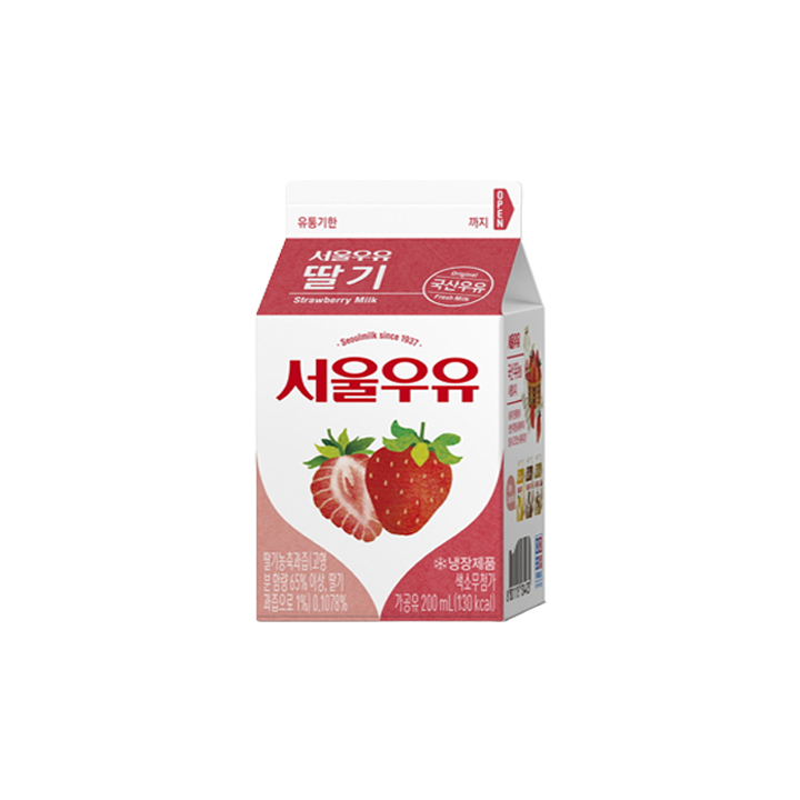 서울딸기우유200ml