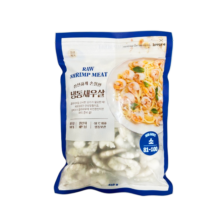 냉동새우살 81-100 450g