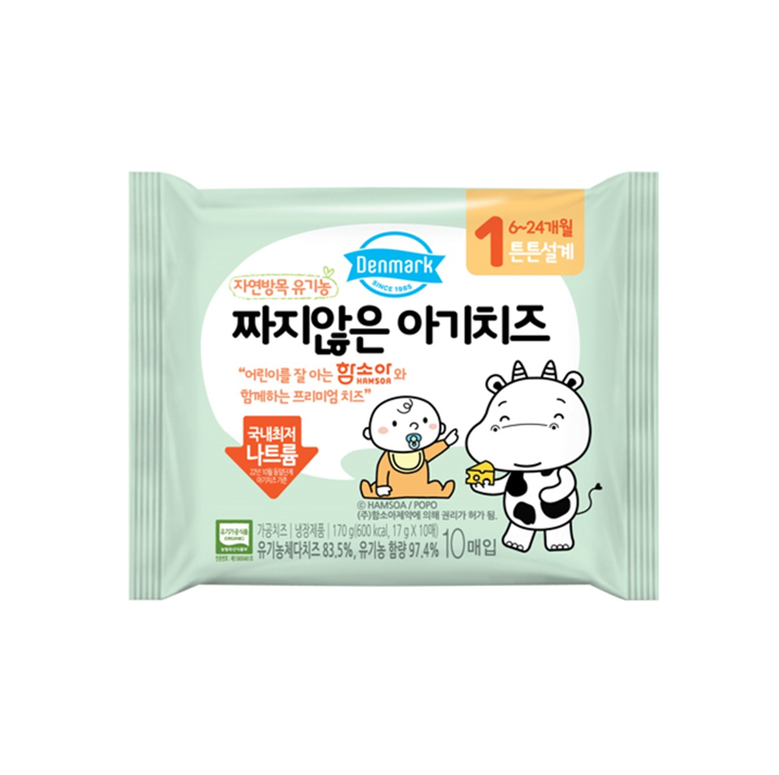 동원)유기농짜지않은아기치즈1단계170g