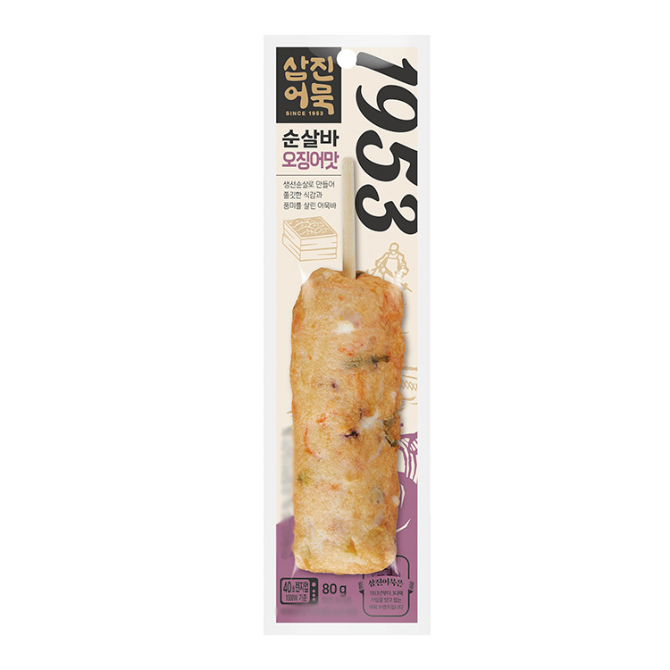 삼진)1953어묵순살바80G(오징어)