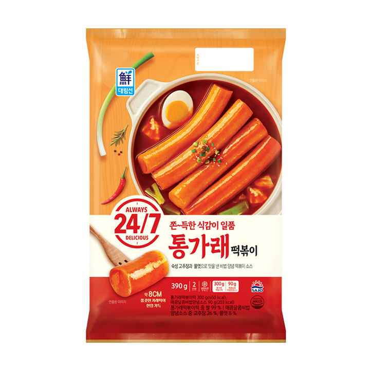 대림 통가래떡 떡볶이 390g