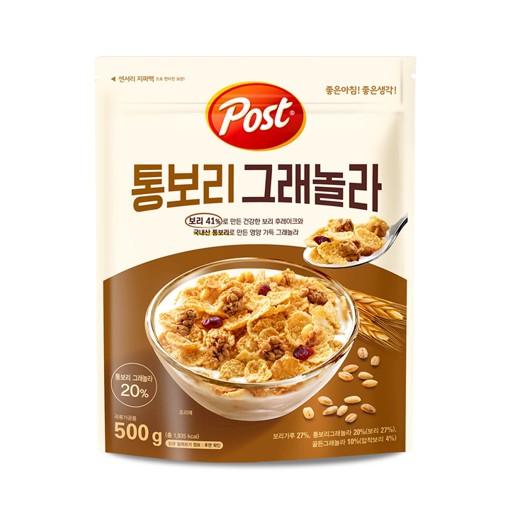 동서 포스트 통보리 그래놀라 500g