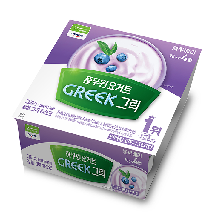 다논 그릭베리 90g*4