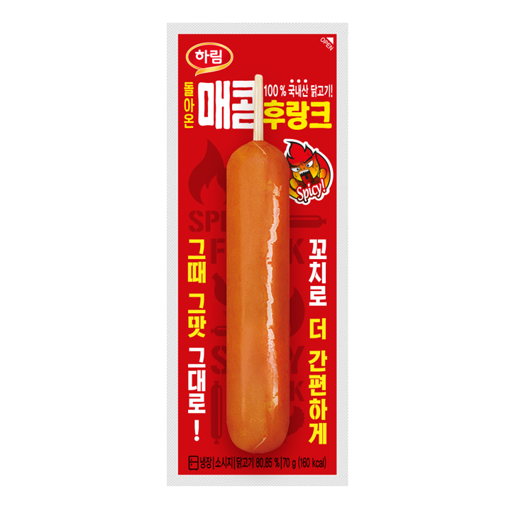 하림)돌아온매콤후랑크70G