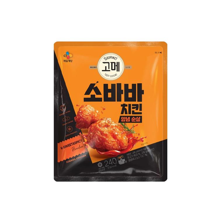 CJ)고메소바바치킨양념순살240G