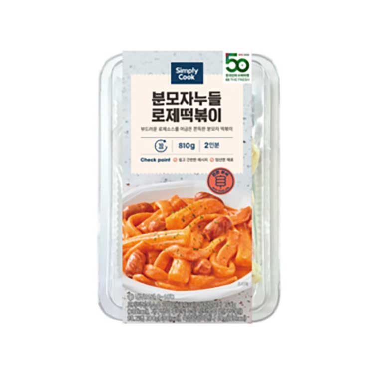 심플리쿡)분모자누들로제떡볶이810g