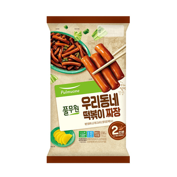 풀무원 우리동네 짜장떡볶이 330g