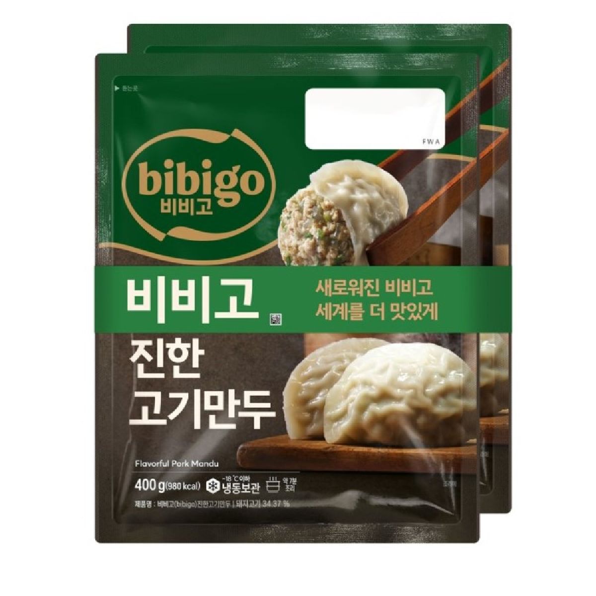 씨제이 비비고 수제진한 고기 만두 400Gx2