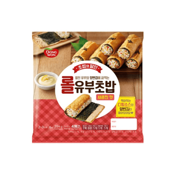 동원 새콤 롤유부초밥254g