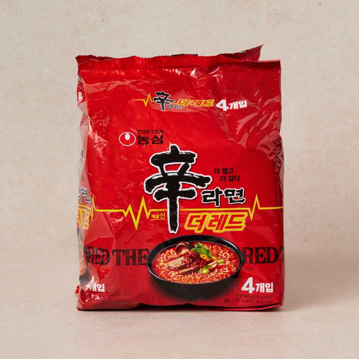 농심 신라면 더 레드 125g*4입