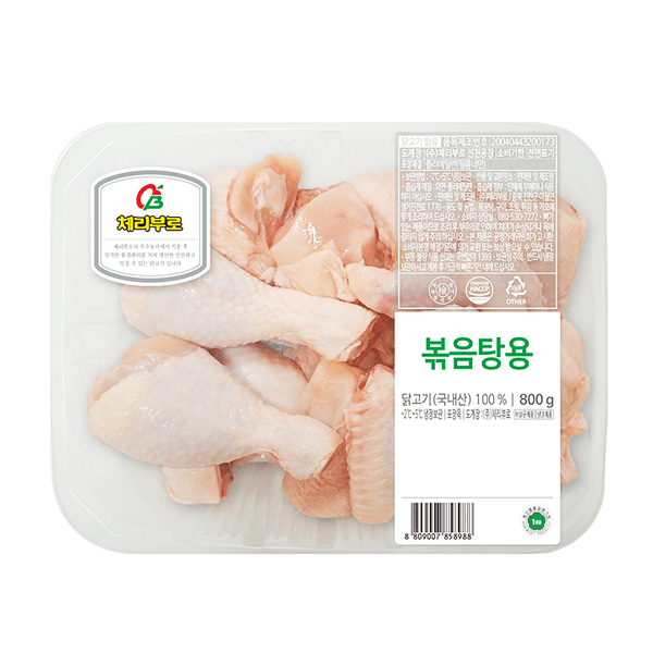 체)볶음탕용생닭800g