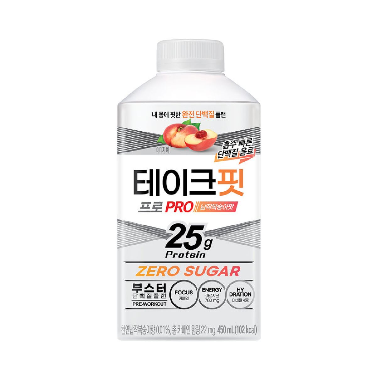 남양 테이크핏 프로 납작복숭아 450ML