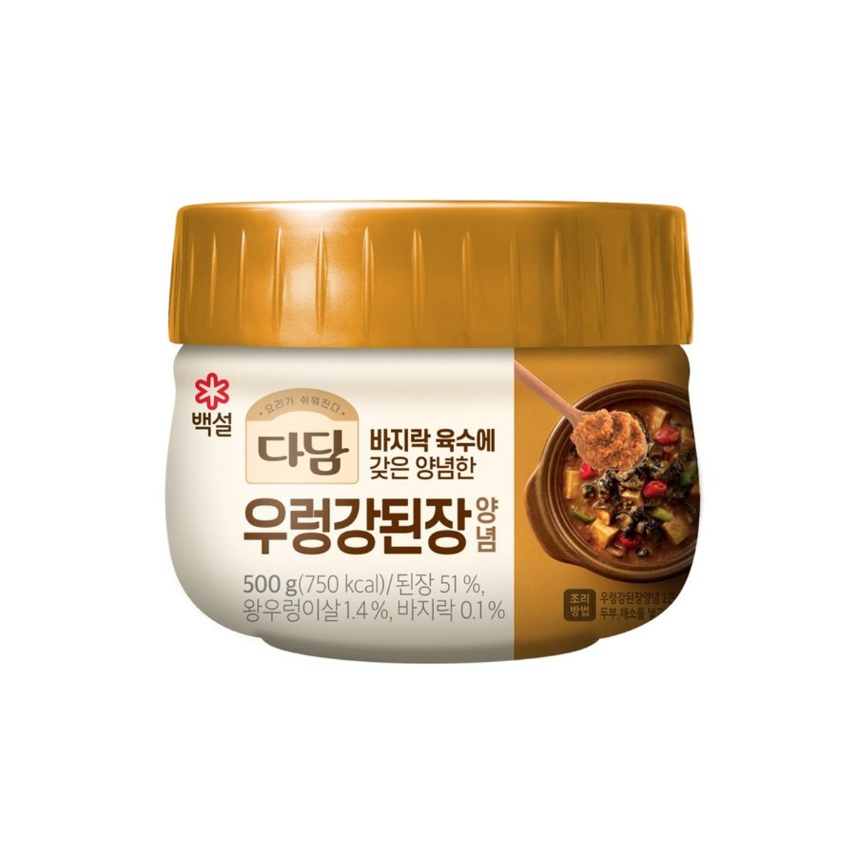 씨제이 다담 우렁 강된장 양념 500G