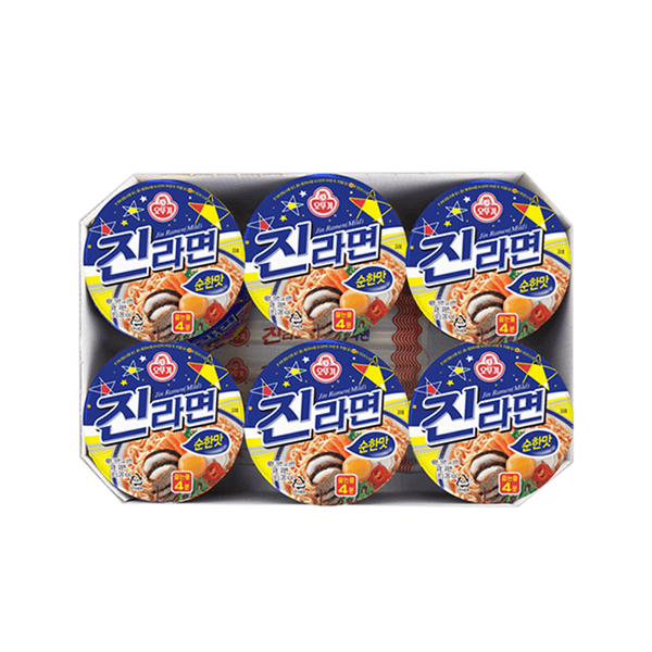 오뚜기 진라면소컵(순)65g*6