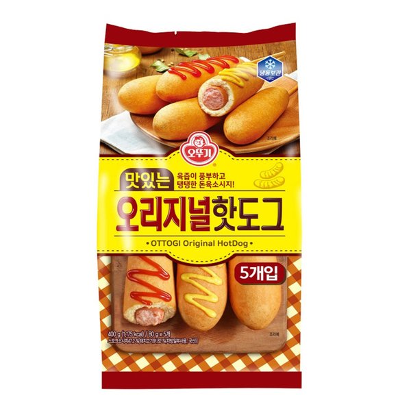 오뚜기 오리지널핫도그 400G