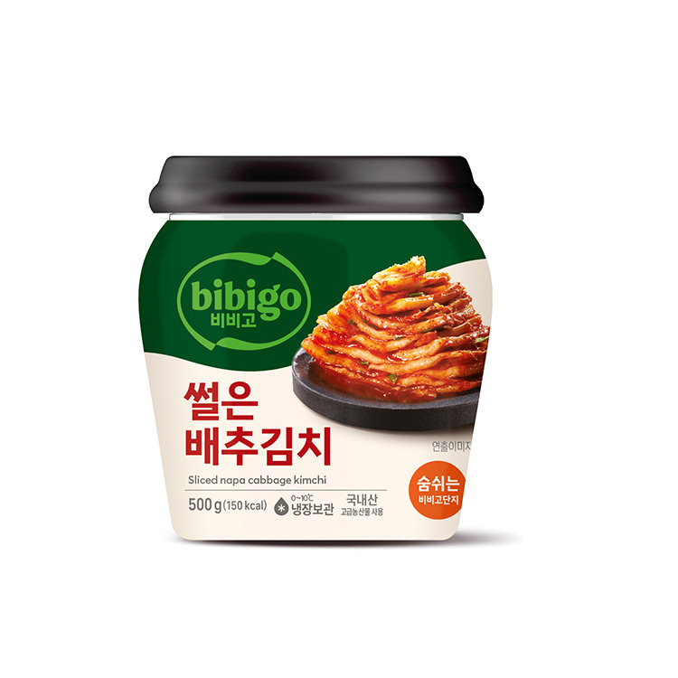 CJ)비비고 썰은배추김치 500g(용기)