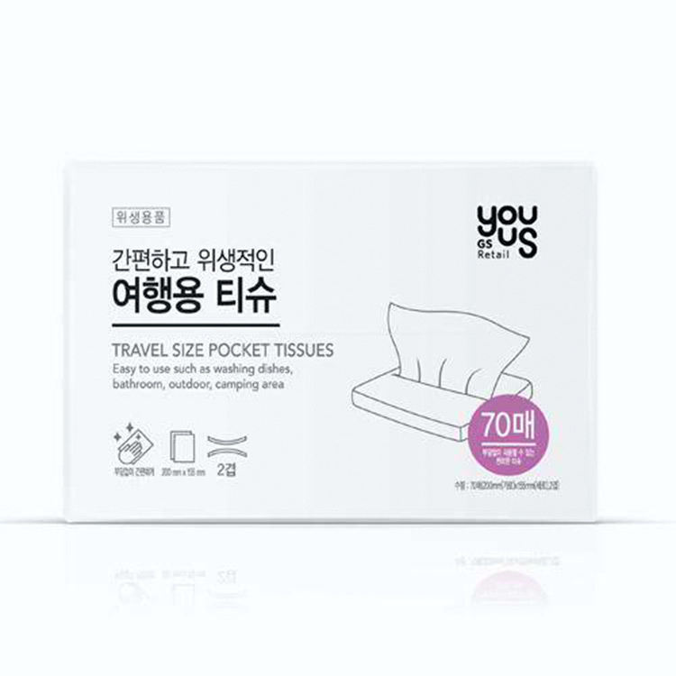 유어스)여행용티슈(70매)