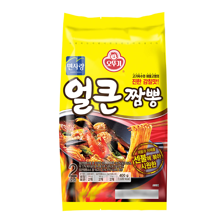 오뚜기)무쇠솥에볶은짬뽕2인 400g