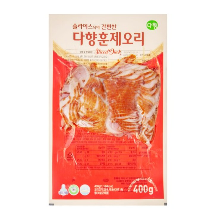 다향 훈제오리 400g