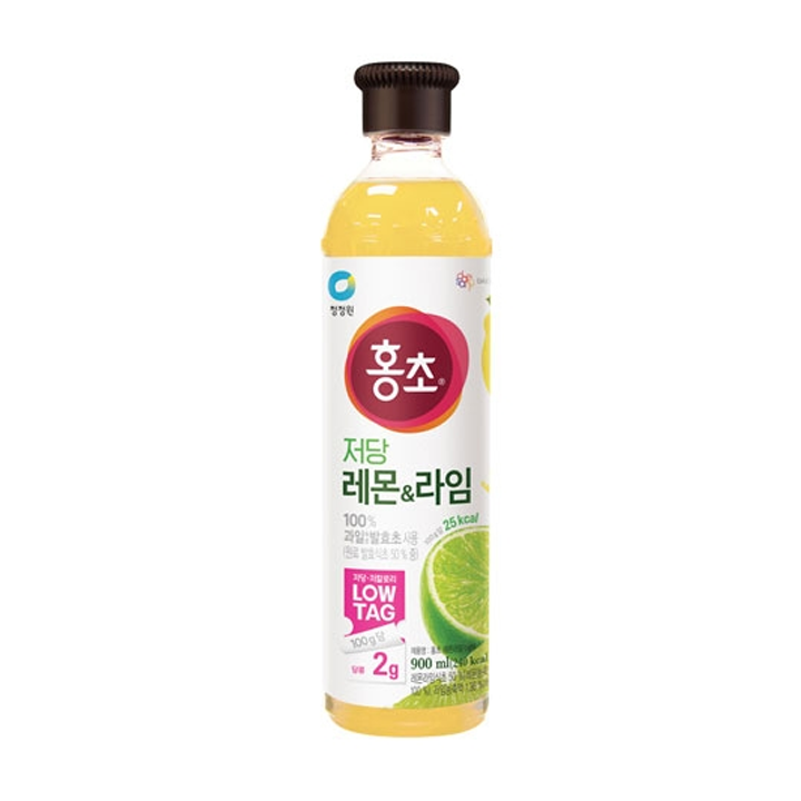 청정원 저당 홍초 레몬&라임 900ml