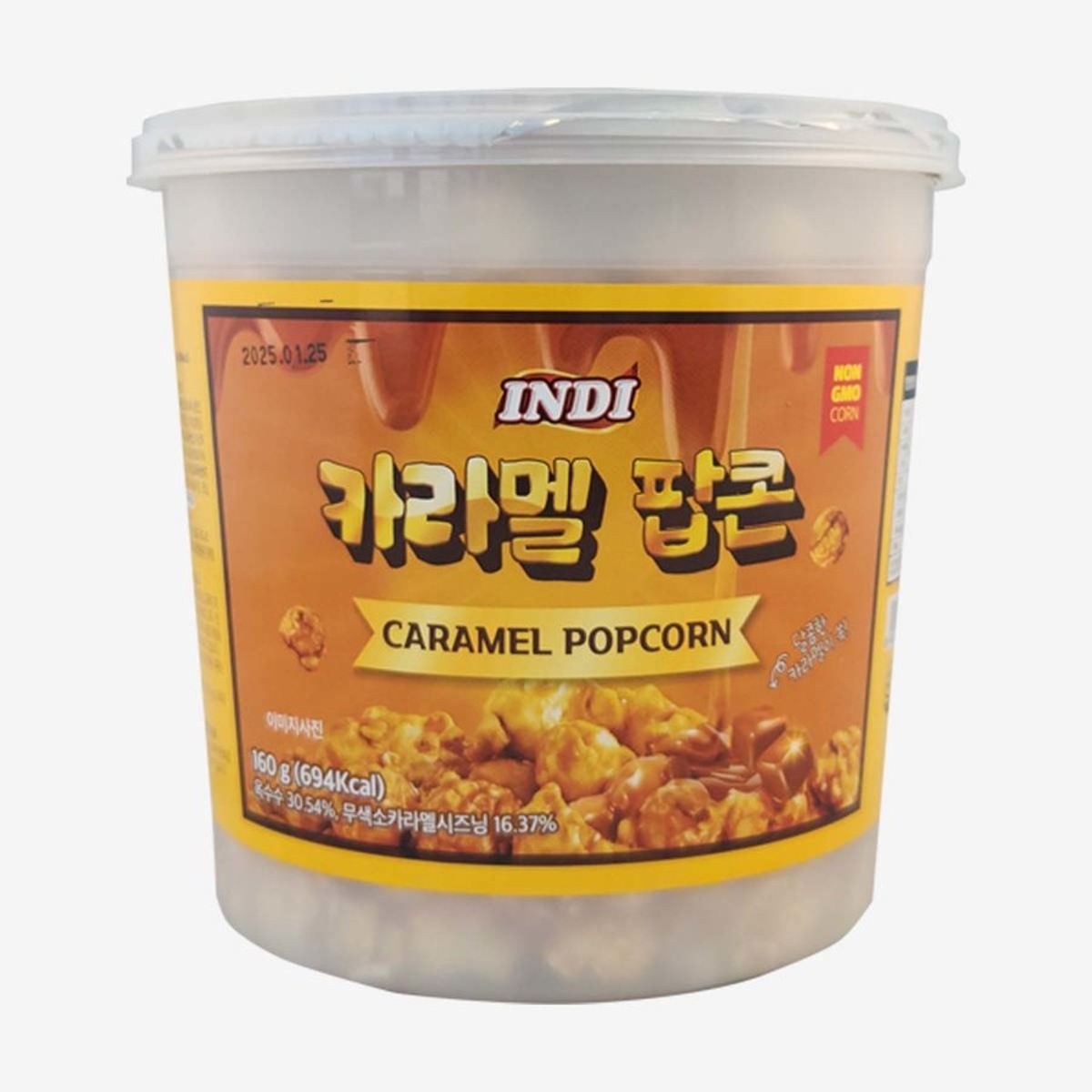 인디 카라멜 팝콘 160G