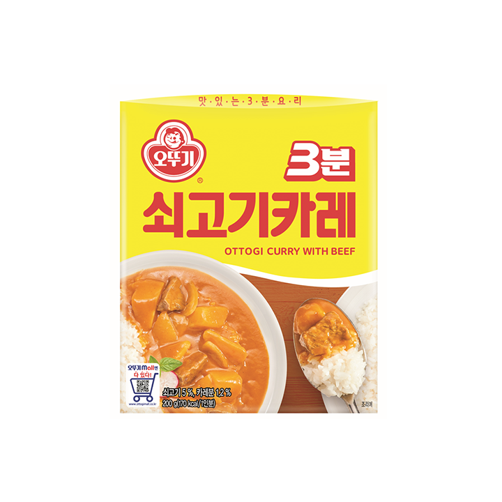 오뚜기 3분쇠고기카레200g