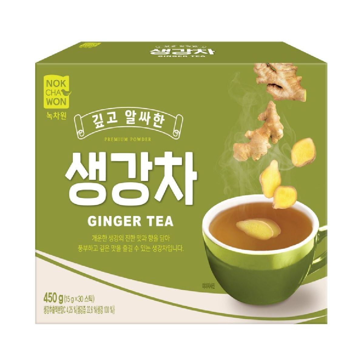 녹차원 생강차 30T(450G)