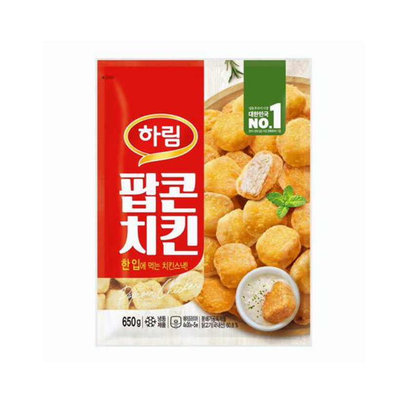 하림)팝콘치킨650g