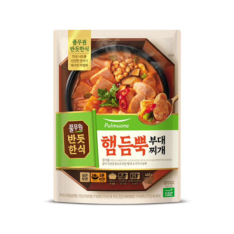 풀무원)반듯한식햄듬뿍부대찌개460G