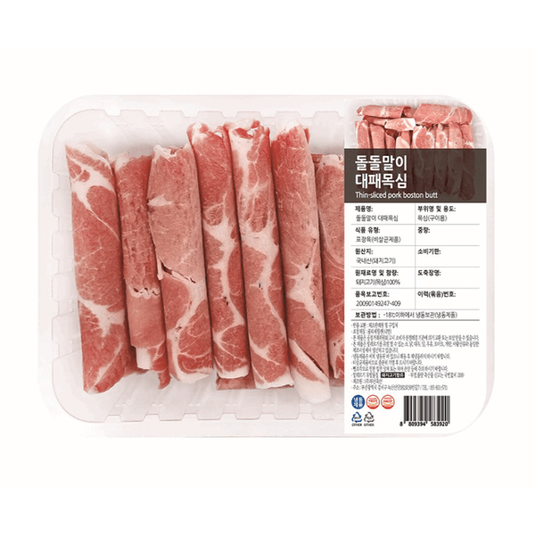 국내산냉동대패목심(300g)