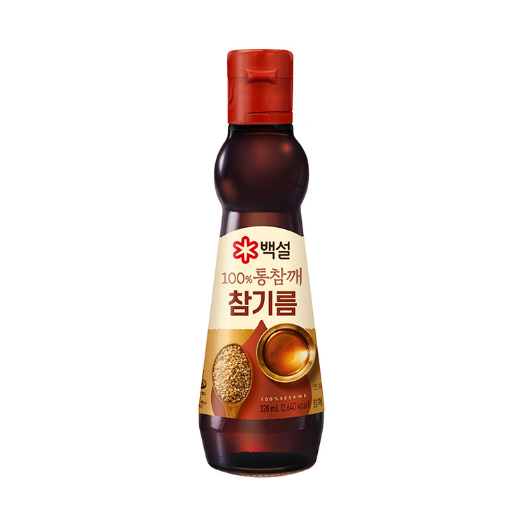 백설100%통참깨참기름320ml