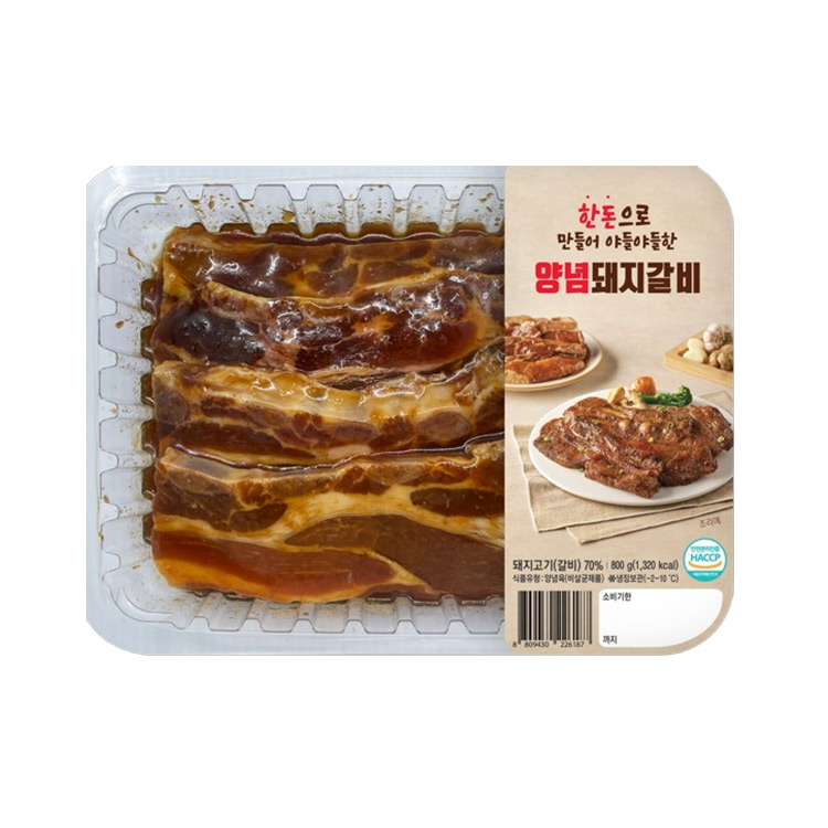 양념 돼지LA갈비 800g