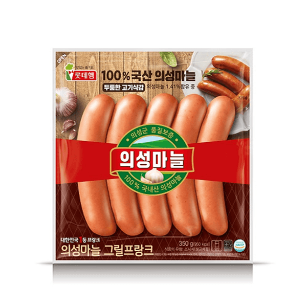 롯데 의성마늘후랑크 350g