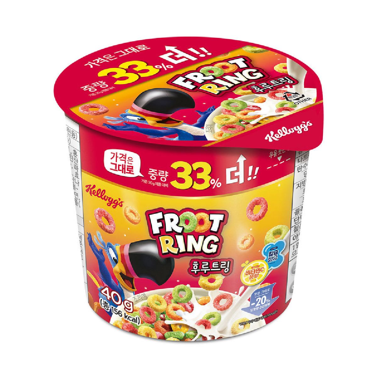 농심 켈로그 후르트링 컵 30G
