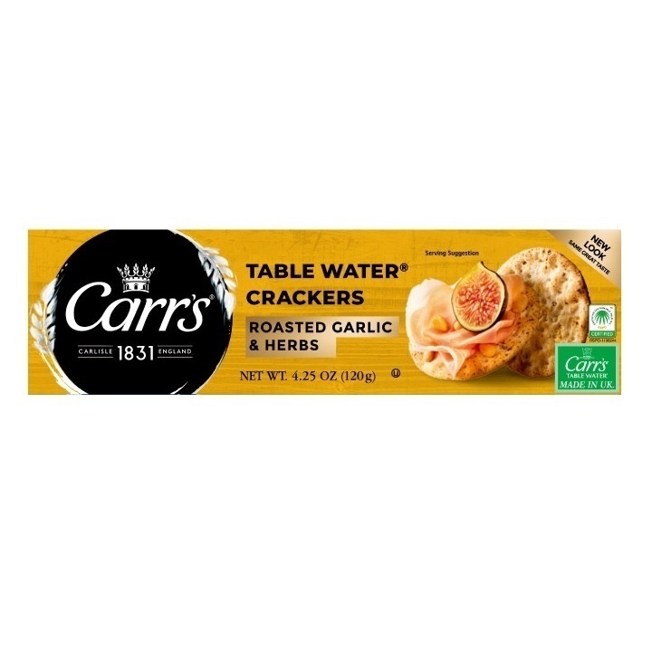 카스 테이블워터 갈릭&허브 크래커 120g