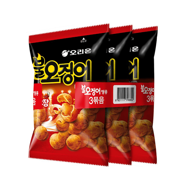 오리온 불오징어땅콩 3번들 255g