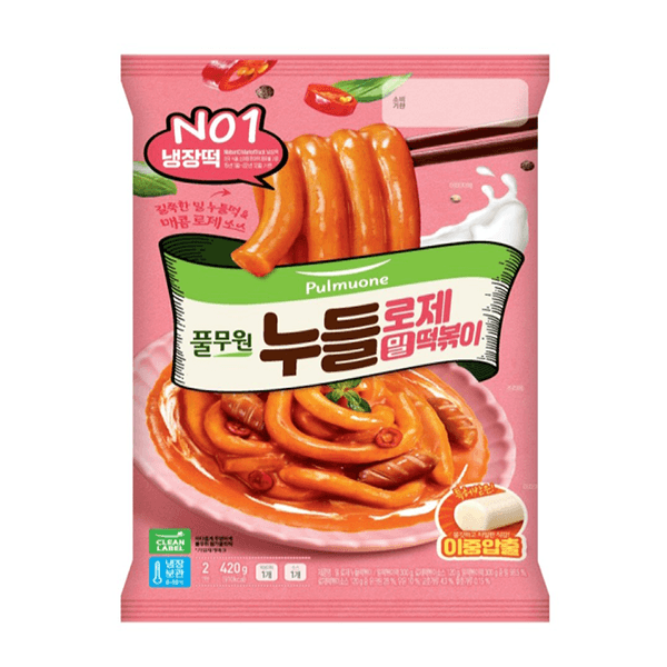 풀무원 밀누들로제떡볶이 420g