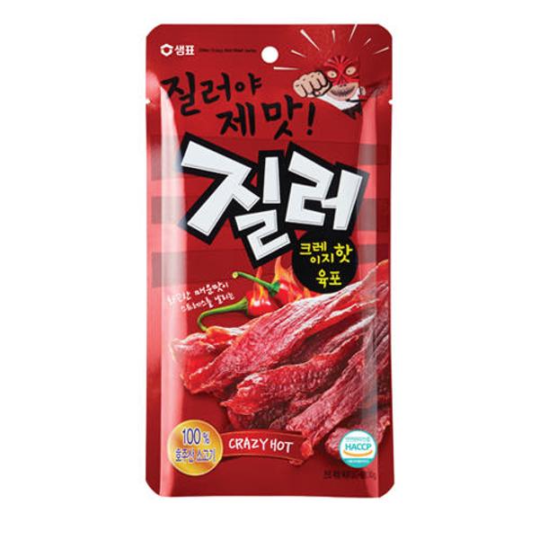 샘표)질러크레이지핫육포30G