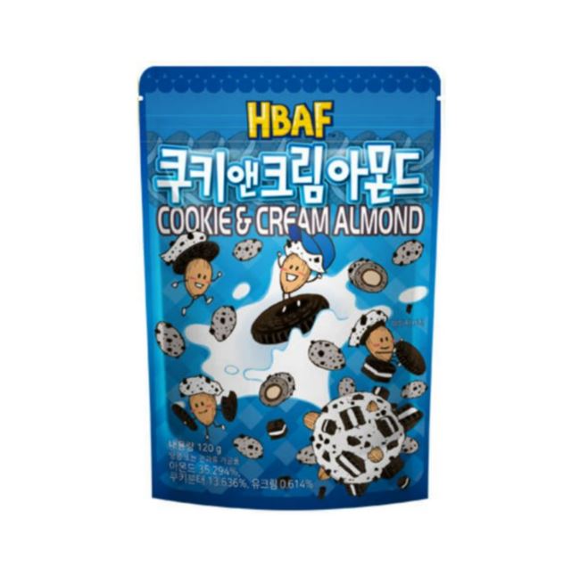 HBAF)쿠키앤크림아몬드120g