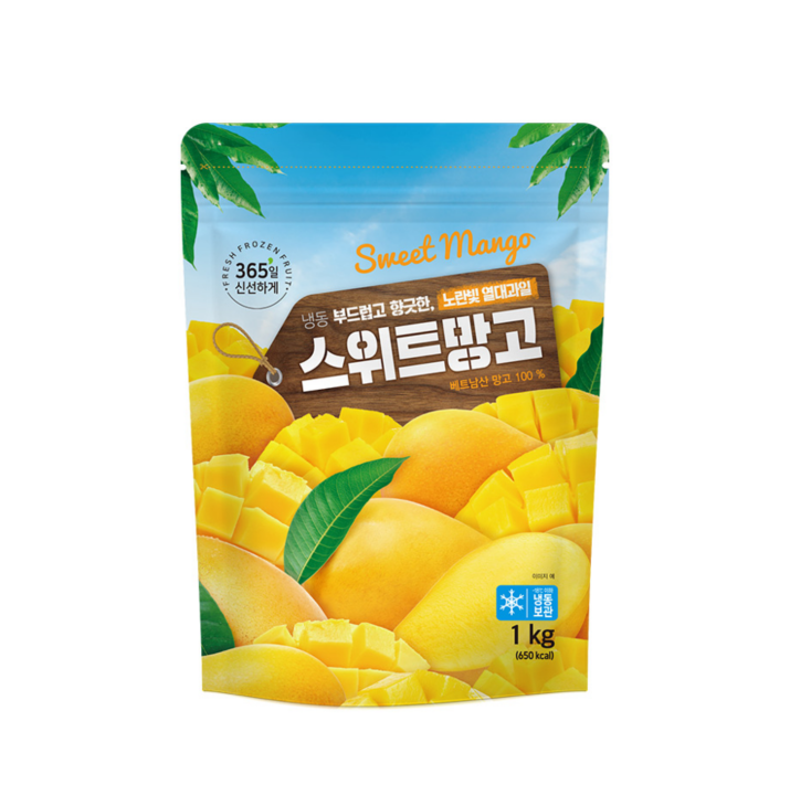 베트남)냉동스위트망고(1kg/봉)