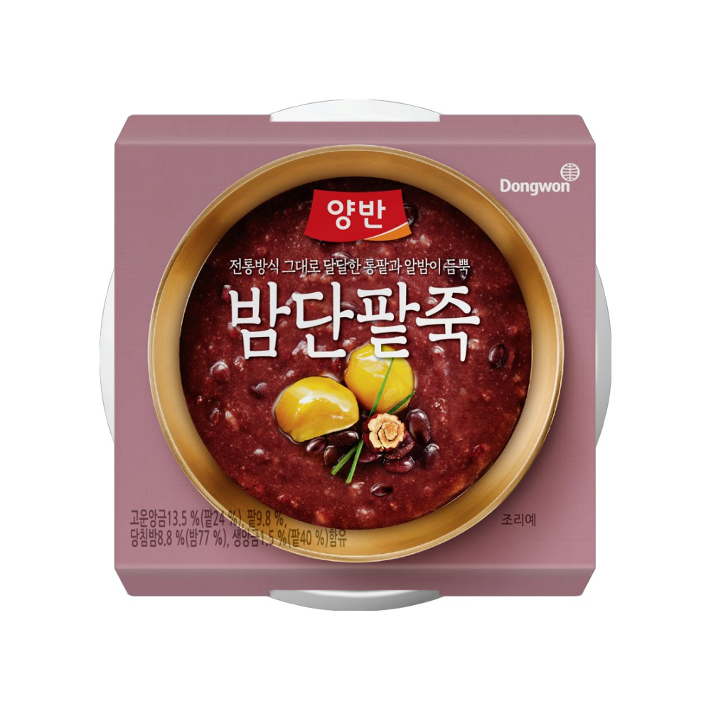 동원)양반냉장밤단팥죽컵